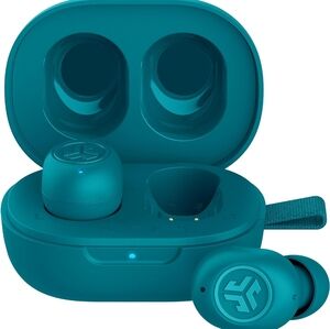 Jlab JBuds Mini True Wireless Multipoint Bluetooth Earbud Headphones Aqua Teal